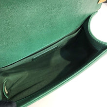 Load image into Gallery viewer, Chanel green small caviar boy, aged gold hdw
