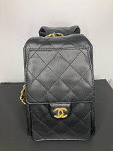 Load image into Gallery viewer, Chanel black caviar small 25 hobo bag, with gold hdw
