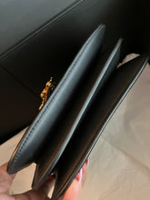 Load image into Gallery viewer, Versace black top handle bag, with adjustable strap

