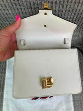 Load image into Gallery viewer, Gucci Mini Sylvie bag, white calfskin leather gold hardware
