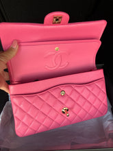 Load image into Gallery viewer, Chanel barbie pink caviar, with gold hdw
