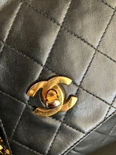 Load image into Gallery viewer, Chanel bijoux tassel black vintage lambskin camera bag, with 24k gold hdw
