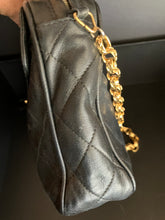 Load image into Gallery viewer, Chanel bijoux tassel black vintage lambskin camera bag, with 24k gold hdw
