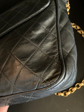 Load image into Gallery viewer, Chanel bijoux tassel black vintage lambskin camera bag, with 24k gold hdw
