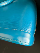 Load image into Gallery viewer, Louis Vuitton Alma epi leather, teal with silver hdw
