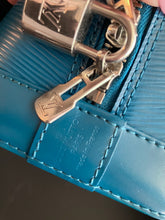 Load image into Gallery viewer, Louis Vuitton Alma epi leather, teal with silver hdw
