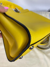 Load image into Gallery viewer, Fendi mini yellow peekaboo, silver hdw
