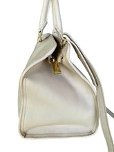 Load image into Gallery viewer, YSL Saint Laurent beige small leather cabas bag with gold hdw
