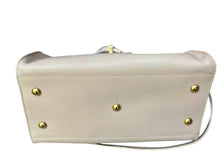 Load image into Gallery viewer, YSL Saint Laurent beige small leather cabas bag with gold hdw
