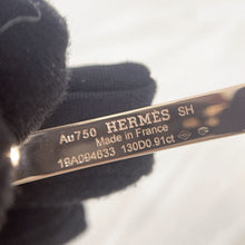 Load image into Gallery viewer, Hermes CDC 18K rose gold bangle with diamonds, SH
