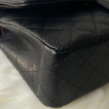 Load image into Gallery viewer, Chanel 2024 black caviar medium classic flap, gold hdw, microchip
