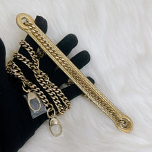 Load image into Gallery viewer, Lady Dior gold snakeskin mini, gold hdw

