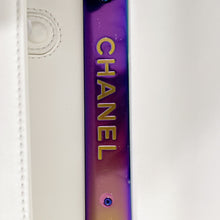 Load image into Gallery viewer, Chanel rare LED white medium boy bag with rainbow iridescent hdw

