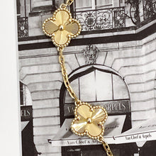 Load image into Gallery viewer, VCA Van Cleef &amp; Arpels Vintage Alhambra gold guilloche bracelet, 5 motifs
