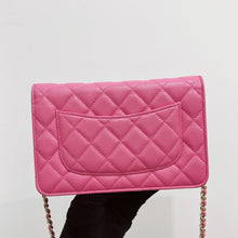 Load image into Gallery viewer, Chanel Barbie pink caviar woc, chip
