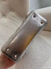 Load image into Gallery viewer, Lady Dior small silver cannage lambskin, with silver hdw
