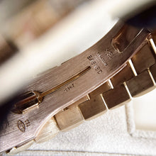 Load image into Gallery viewer, Rare Vintage Rolex Day-Date 18048 36mm 18K Yellow Gold Diamond Champagne Dial Watch
