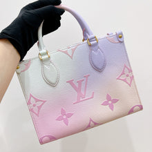 Load image into Gallery viewer, Rare Louis Vuitton Sunrise Pastel ontogo PM with Strap, coin pouch

