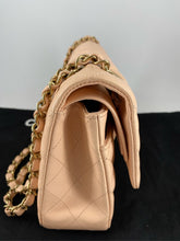 Load image into Gallery viewer, 23S Chanel light beige caviar medium classic flap, gold hdw.
