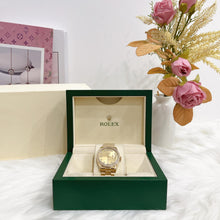 Load image into Gallery viewer, Rare Vintage Rolex Day-Date 18048 36mm 18K Yellow Gold Diamond Champagne Dial Watch
