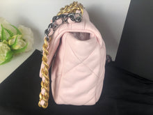 Load image into Gallery viewer, Chanel 19 small light pink lambskin 22p collection
