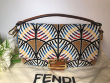 Load image into Gallery viewer, Fendi Ricamo Peacock classic baguette
