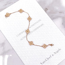 Load image into Gallery viewer, VCA Sweet Alhambra Bracelet 6 Motifs 18K Rose Gold
