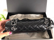 Load image into Gallery viewer, Chanel black medium caviar with silver hdw 2022
