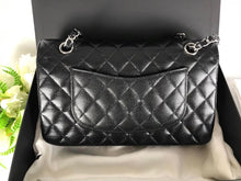 Load image into Gallery viewer, Chanel black medium caviar with silver hdw 2022
