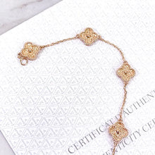 Load image into Gallery viewer, VCA Sweet Alhambra Bracelet 6 Motifs 18K Rose Gold
