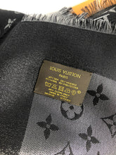 Load image into Gallery viewer, Louis Vuitton black shine shawl, Bnib
