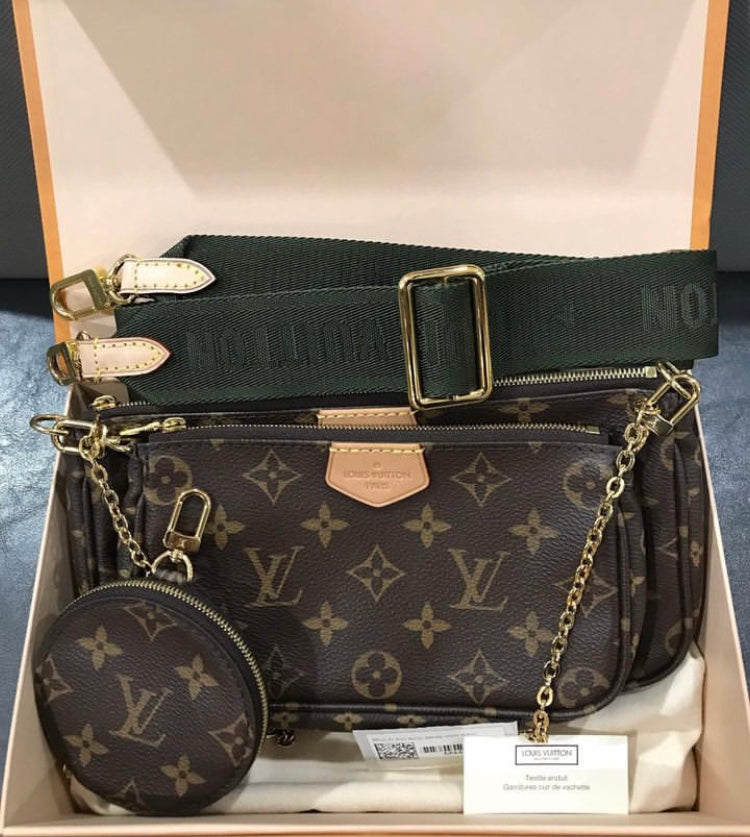 Louis Vuitton multi pochette accessoires khaki