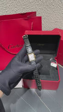 Load and play video in Gallery viewer, Cartier 18K gold tank watch W5200002

