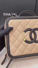 Load and play video in Gallery viewer, Chanel two tone vanity case medium
