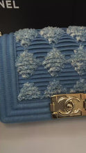 Load and play video in Gallery viewer, Chanel denim small boy, aged gold hdw
