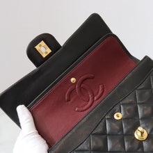 Load image into Gallery viewer, Chanel 3 series vintage 24k gold hdw small lambskin flap
