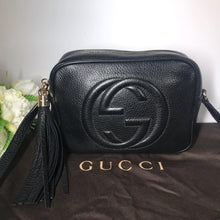 Load image into Gallery viewer, Gucci black soho disco bag
