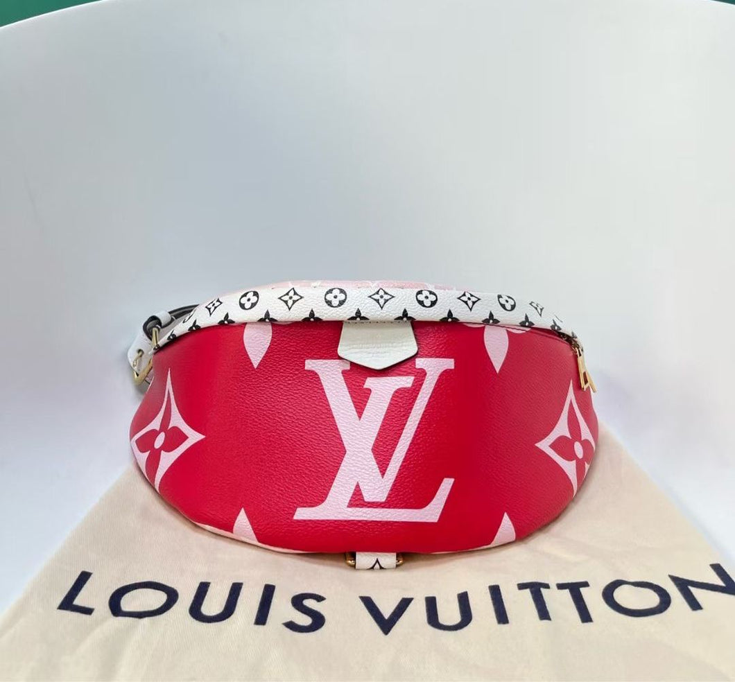 Louis Vuitton giant pink/red bumbag