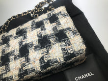 Load image into Gallery viewer, Chanel 24K gold hdw, rare vintage medium tweed
