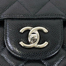 Load image into Gallery viewer, Chanel black caviar maxi, silver hdw 13 series
