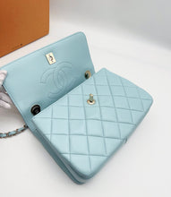 Load image into Gallery viewer, Chanel 29 series light blue trendy cc with card
