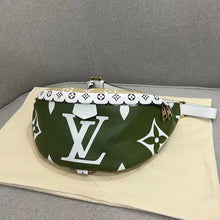 Load image into Gallery viewer, Louis Vuitton giant khaki green bumbag
