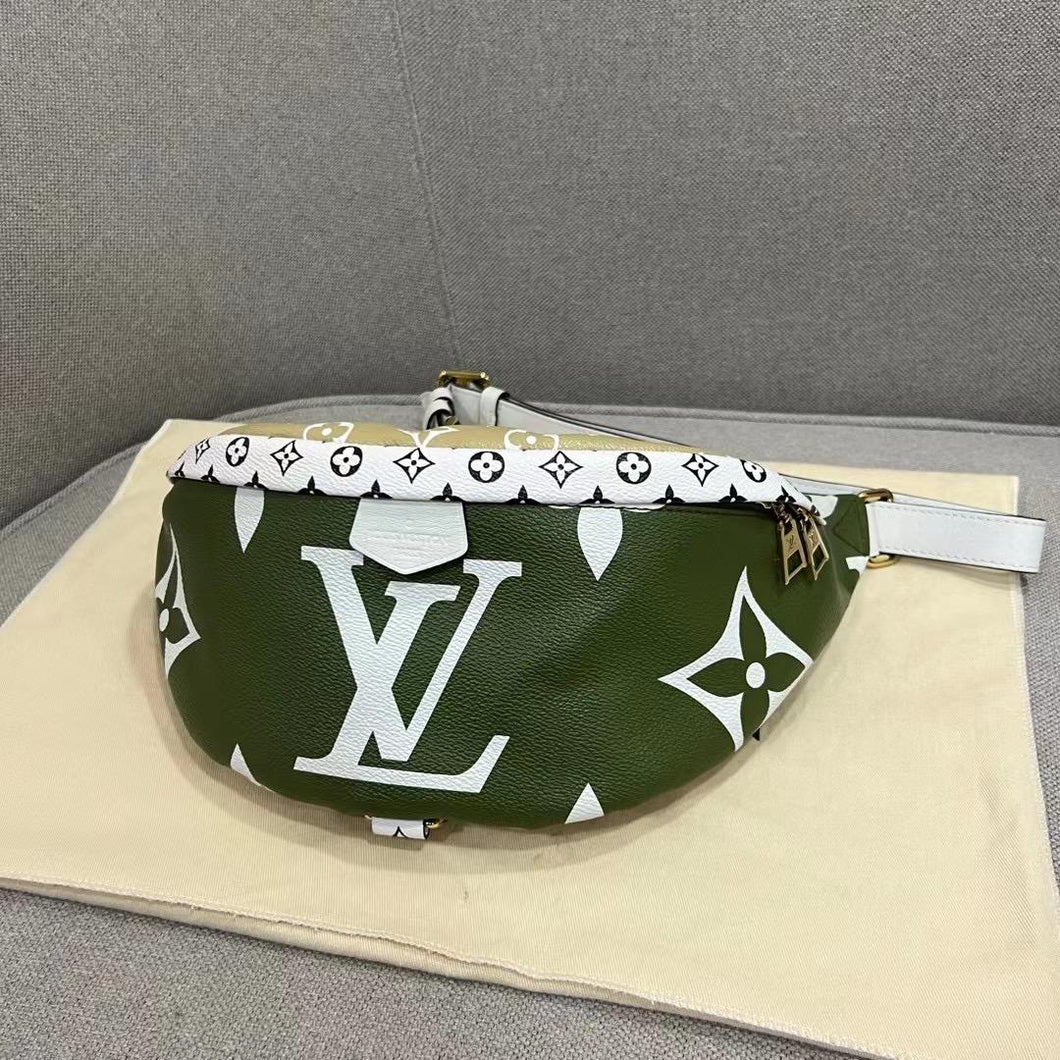 Louis Vuitton giant khaki green bumbag