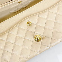 Load image into Gallery viewer, Chanel 16 series beige caviar medium classic, gold hdw
