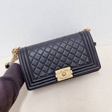 Load image into Gallery viewer, Chanel 30 series calfskin old medium boy bag
