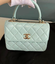 Load image into Gallery viewer, Chanel 29 series light blue trendy cc with card
