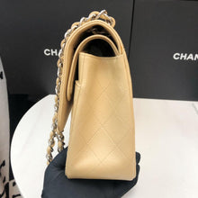 Load image into Gallery viewer, Chanel 19 series beige caviar jumbo, silver hdw
