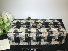 Load image into Gallery viewer, Chanel 24K gold hdw, rare vintage medium tweed
