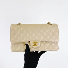 Load image into Gallery viewer, Chanel 16 series beige caviar medium classic, gold hdw
