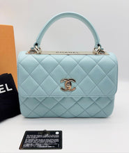 Load image into Gallery viewer, Chanel 29 series light blue trendy cc with card
